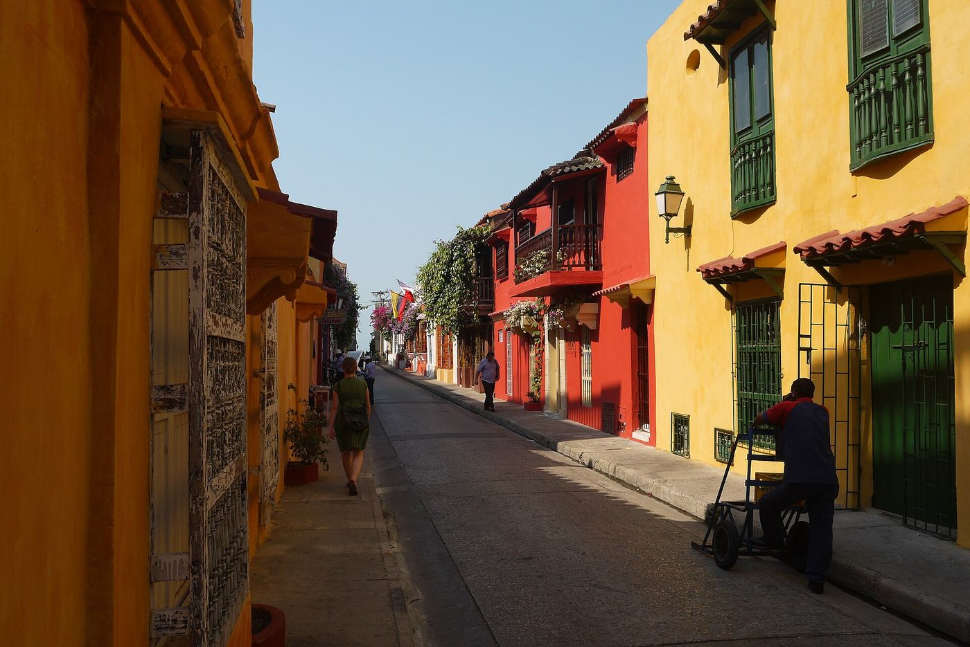 Calles del centro histórico de Cartagena